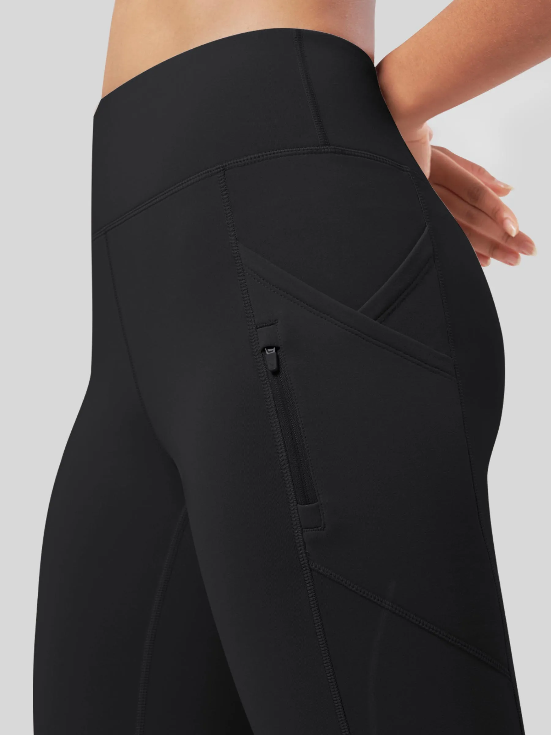 Women's Fleece Bootcut Yoga Pants-29 inch