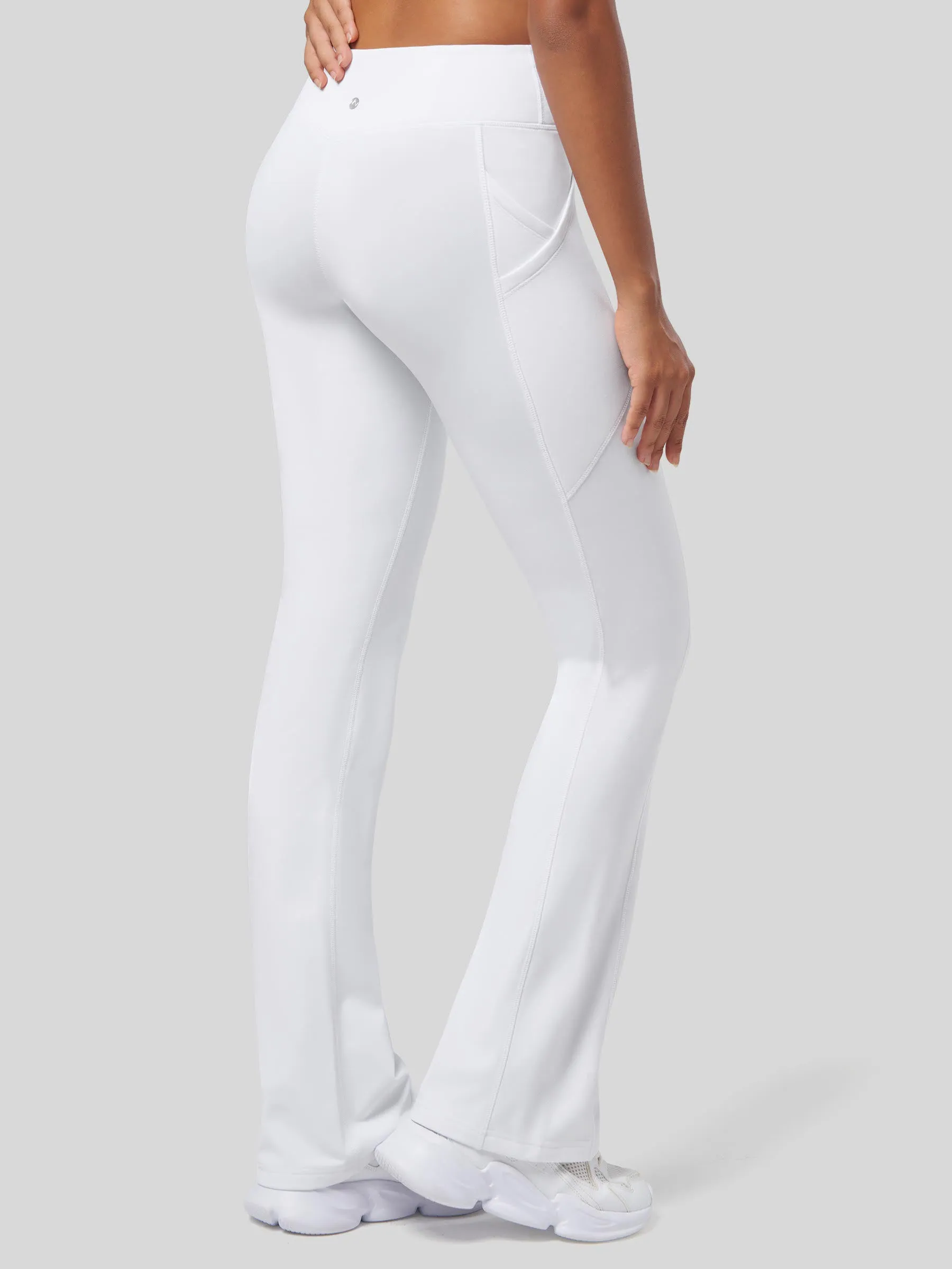 Women's Fleece Bootcut Yoga Pants-29 inch