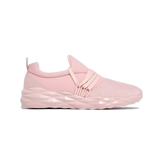 Women's fly knit sneakers lace-up tennis shoes summer lightweight running shoes
