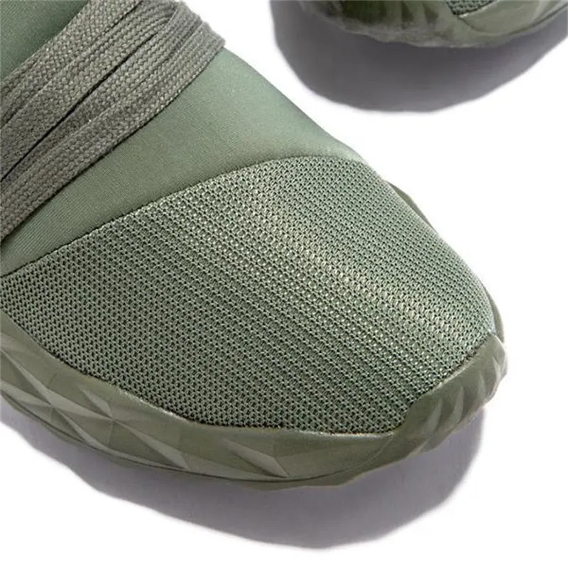 Women's fly knit sneakers lace-up tennis shoes summer lightweight running shoes