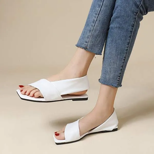 Women's Open-Toe Flat Sandals 46257045C