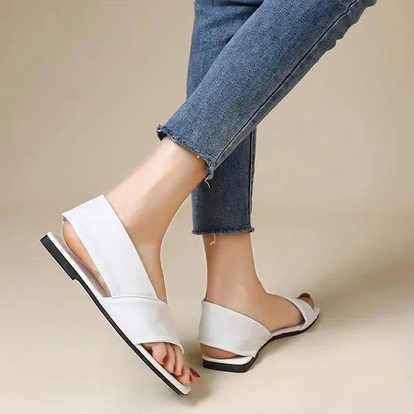 Women's Open-Toe Flat Sandals 46257045C