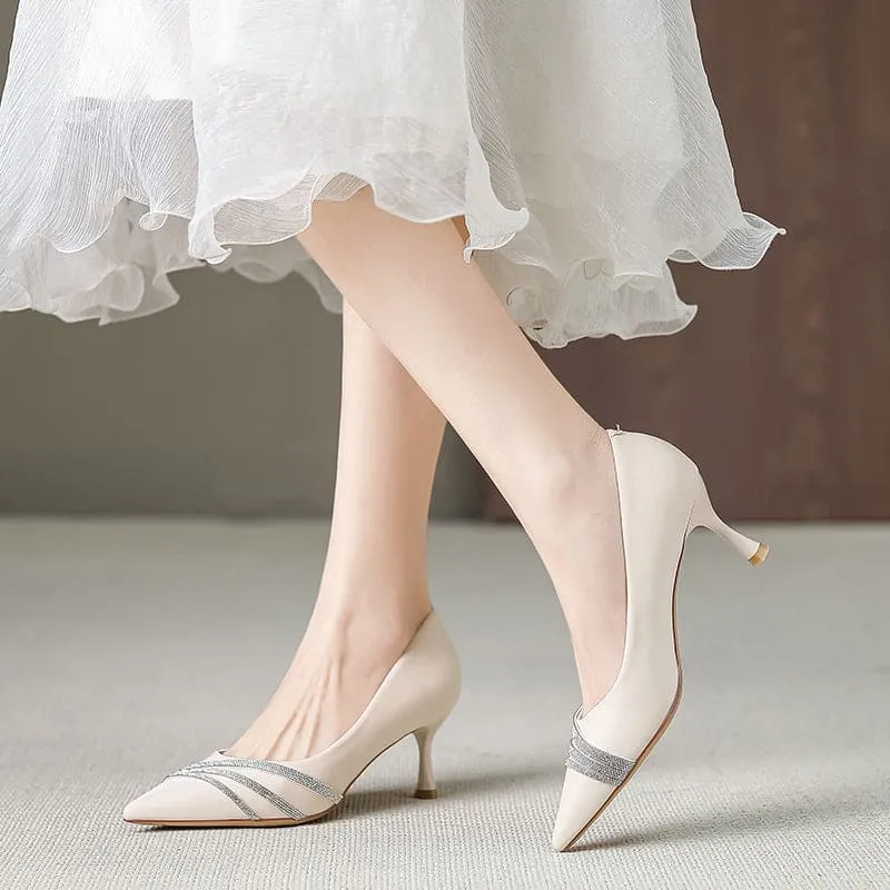 Women's Pointed Stiletto Heel Fashion Shoes