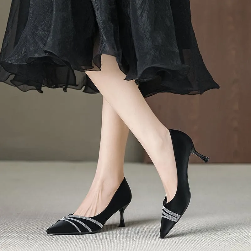 Women's Pointed Stiletto Heel Fashion Shoes