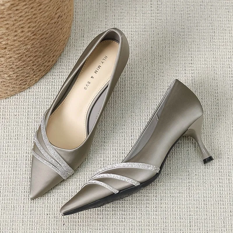 Women's Pointed Stiletto Heel Fashion Shoes