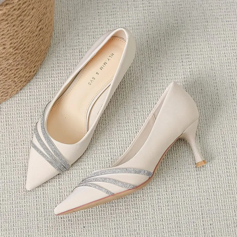 Women's Pointed Stiletto Heel Fashion Shoes