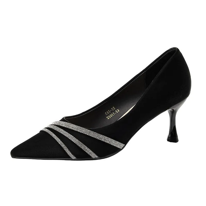 Women's Pointed Stiletto Heel Fashion Shoes