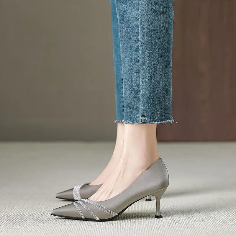 Women's Pointed Stiletto Heel Fashion Shoes