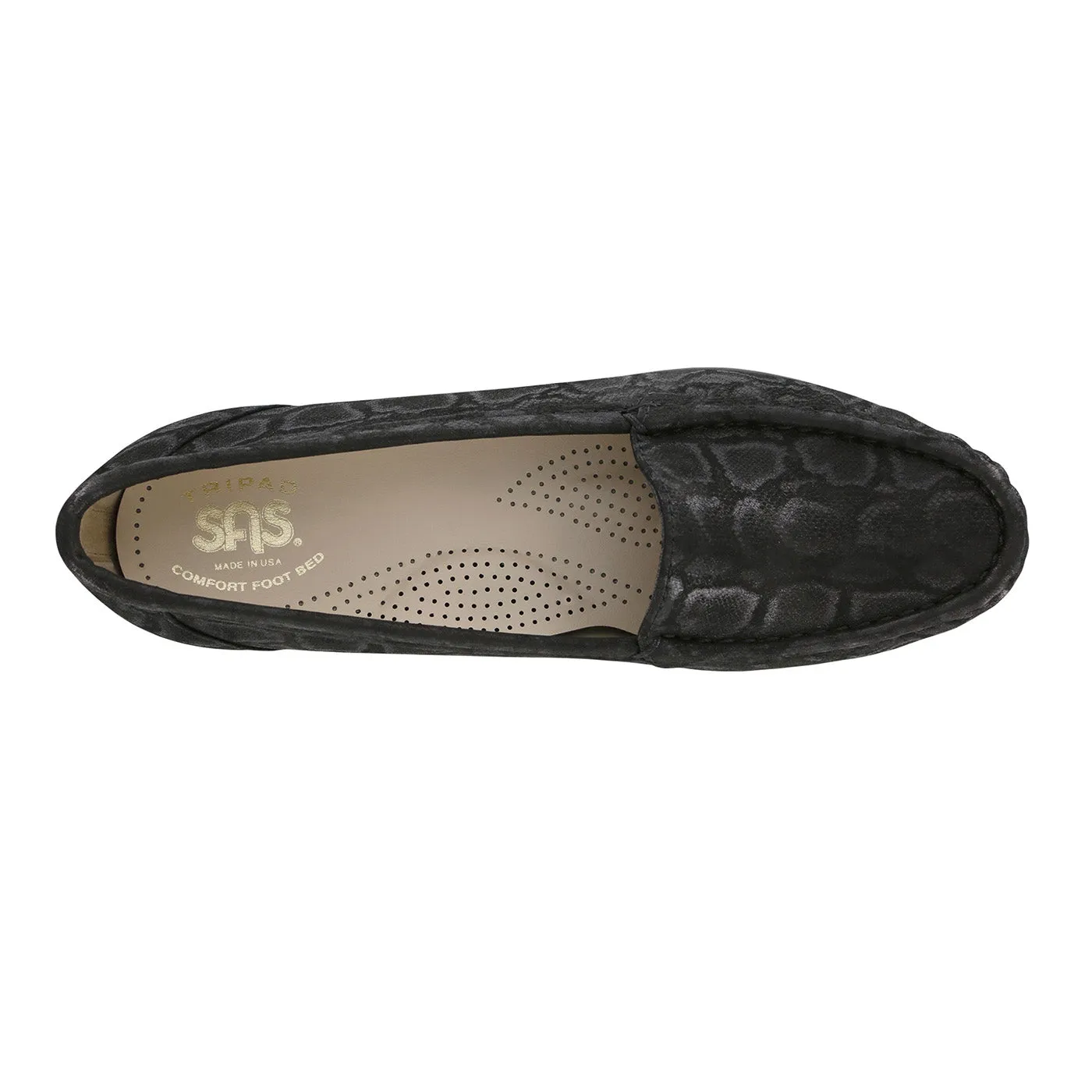 Women's Simplify Slip On Loafer Nero Snake