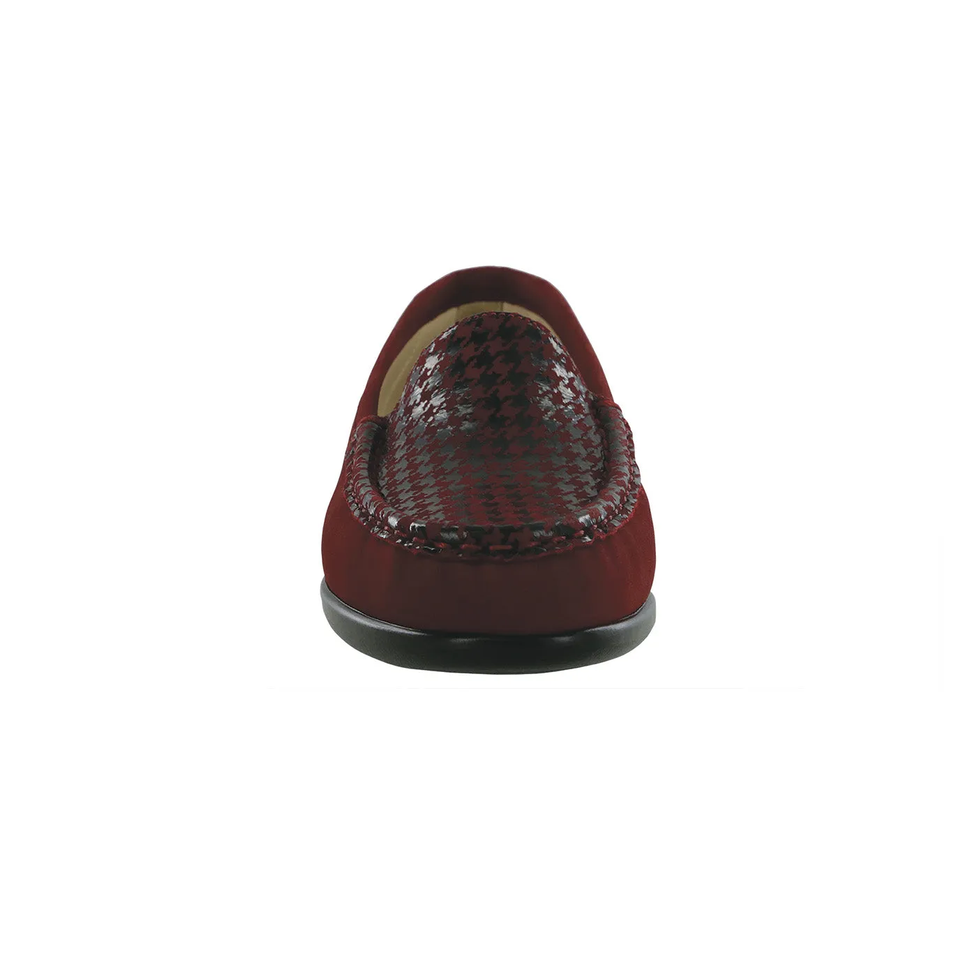 Women's Simplify Slip On Loafer Red Tetris