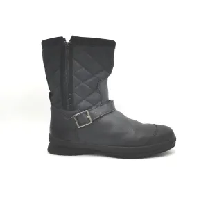 WOMENS SIZE 7 - LONDON FOG, Black Winter Ankle Boots EUC B23
