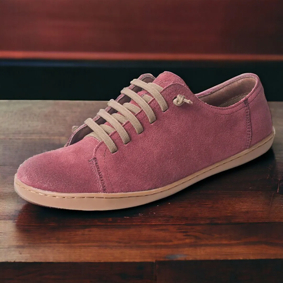 Women's Suede Leather Barefoot Flats - Casual Spring Shoes