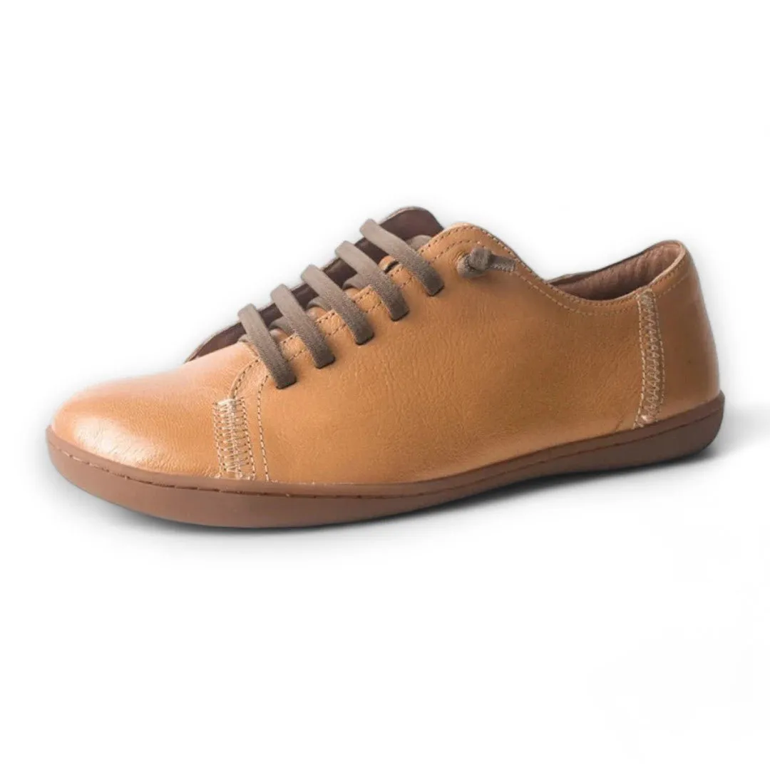 Women's Suede Leather Barefoot Flats - Casual Spring Shoes