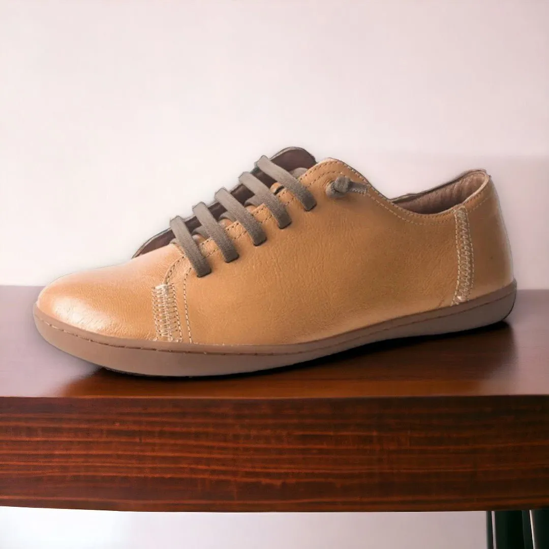 Women's Suede Leather Barefoot Flats - Casual Spring Shoes